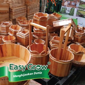 Wooden Pot